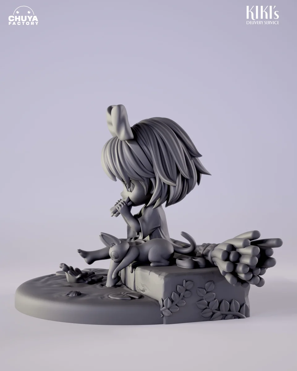 Chibi Kiki | Fan Art | 3D Printed Resin Model Garage Kit | *Un-Painted* | Chuya Factory 6
