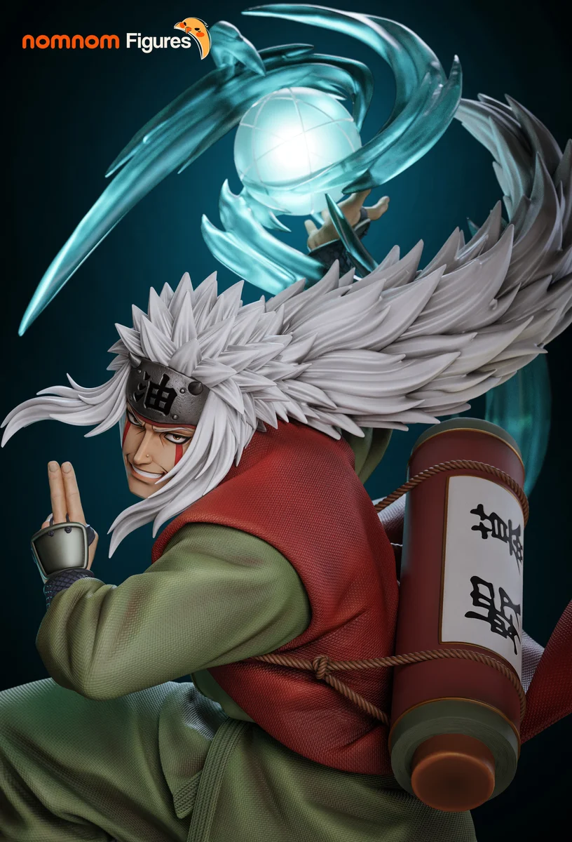 Jiraiya | Fan Art | 3D Printed Resin Model Garage Kit | *Un-Painted* | Nomnom 3