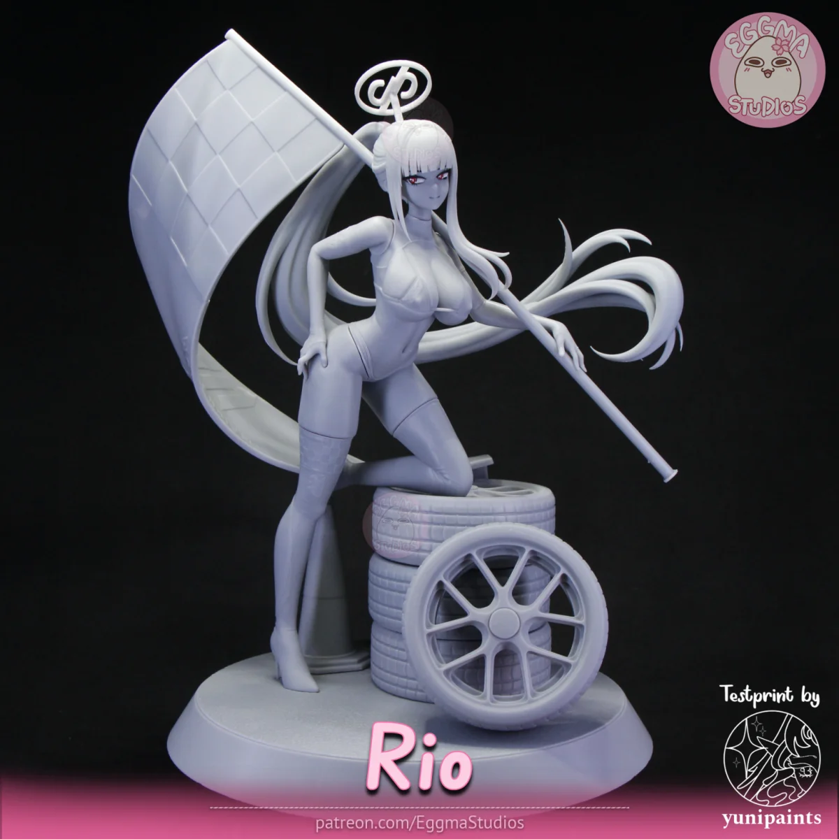 Rio | Fan Art | 3D Printed Resin Model Garage Kit | *Un-Painted* | EggmaStudios 16