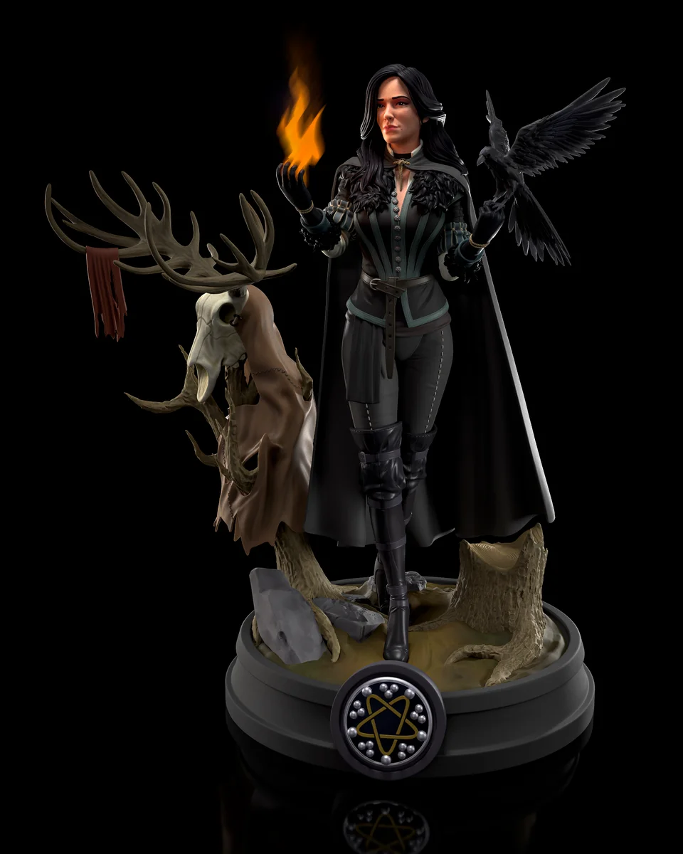 Yennefer of Vengerberg | Fan Art | 3D Printed Resin Model Garage Kit | *Un-Painted* | H3LL Creator