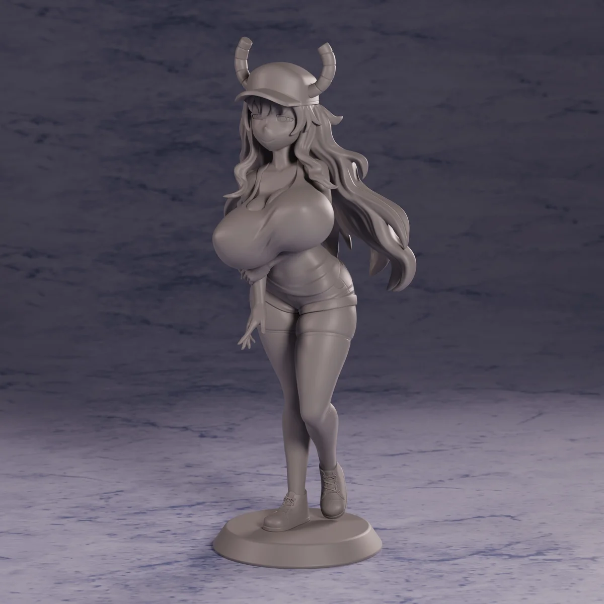 Dragon Maid | Fan Art | 3D Printed Resin Model Garage Kit | *Un-Painted* | Polybits 6