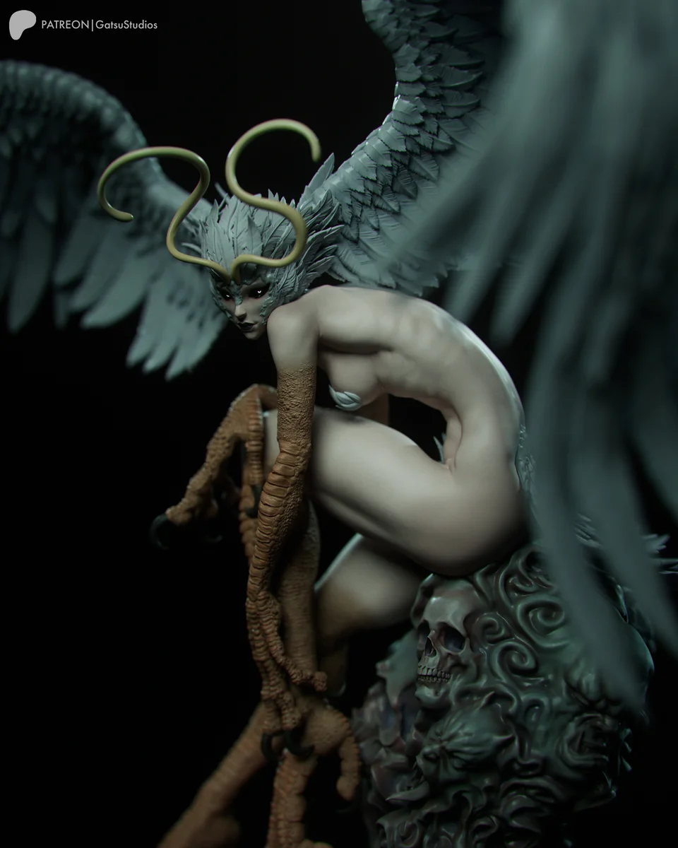 Sirene | Fan Art | 3D Printed Resin Model Garage Kit | *Un-Painted* | Gatsu Studios 3