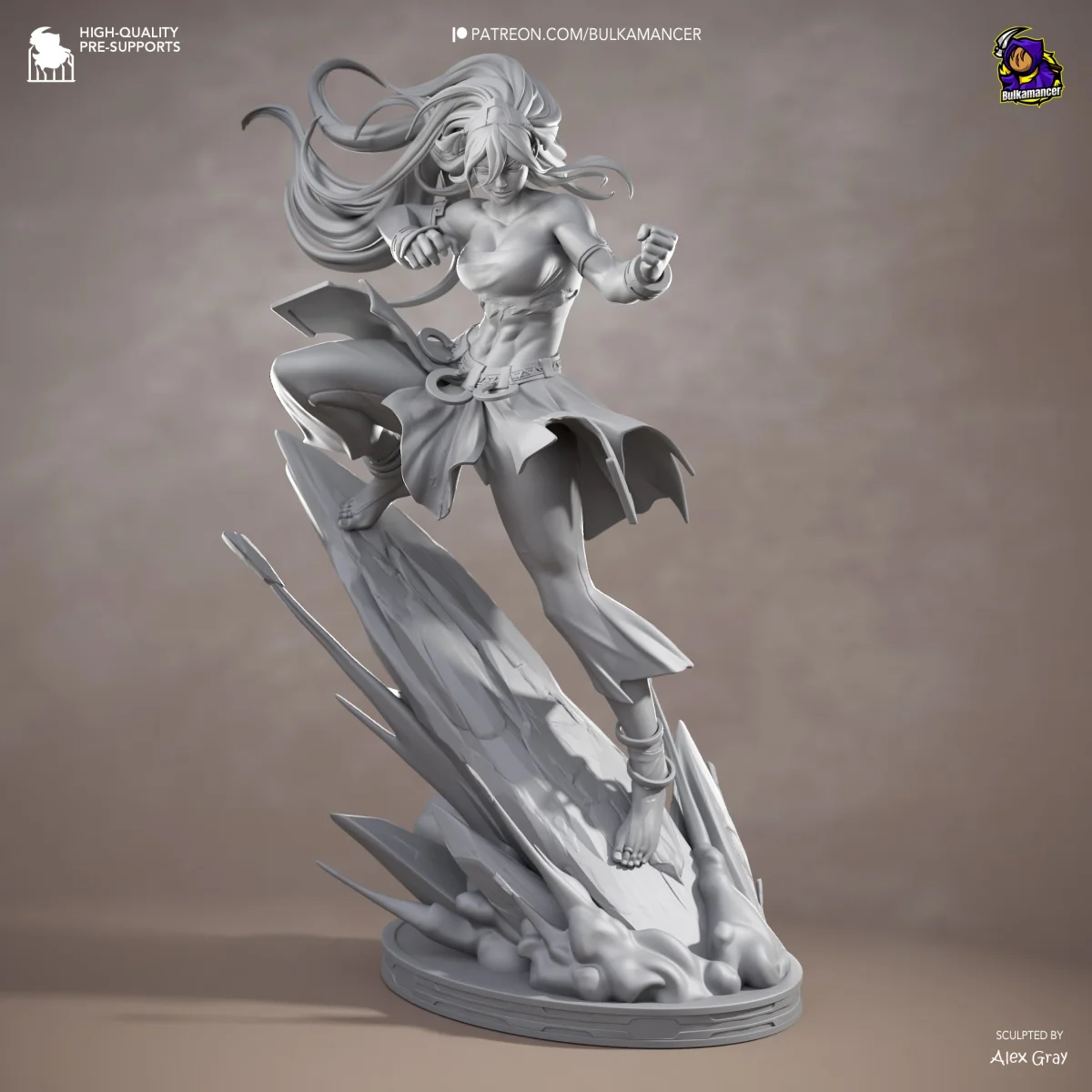Toph | Fan Art | 3D Printed Resin Model Garage Kit | *Un-Painted* | Bulkamancer 8