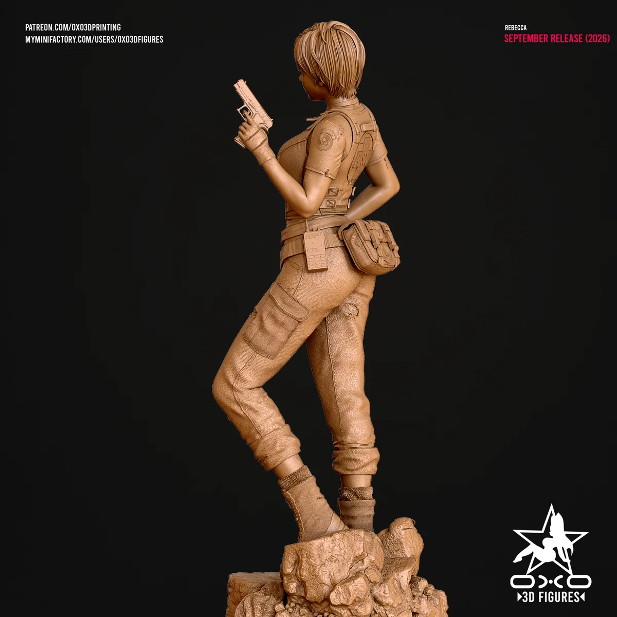 Rebecca Chambers | Fan Art | 3D Printed Resin Model Garage Kit | *Un-Painted* | OXO3D 9