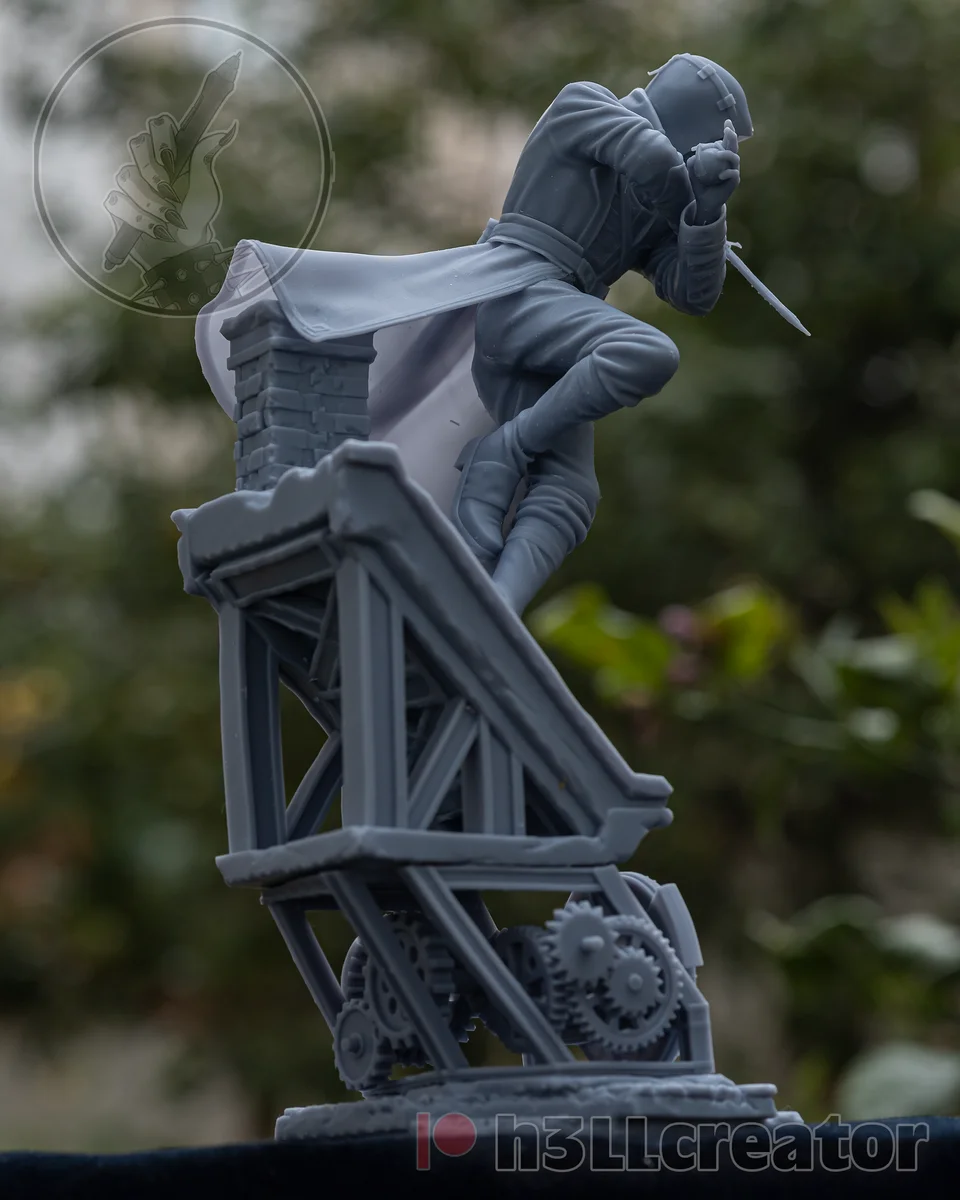Corvo Attano | Fan Art | 3D Printed Resin Model Garage Kit | *Un-Painted* | H3LL Creator 6