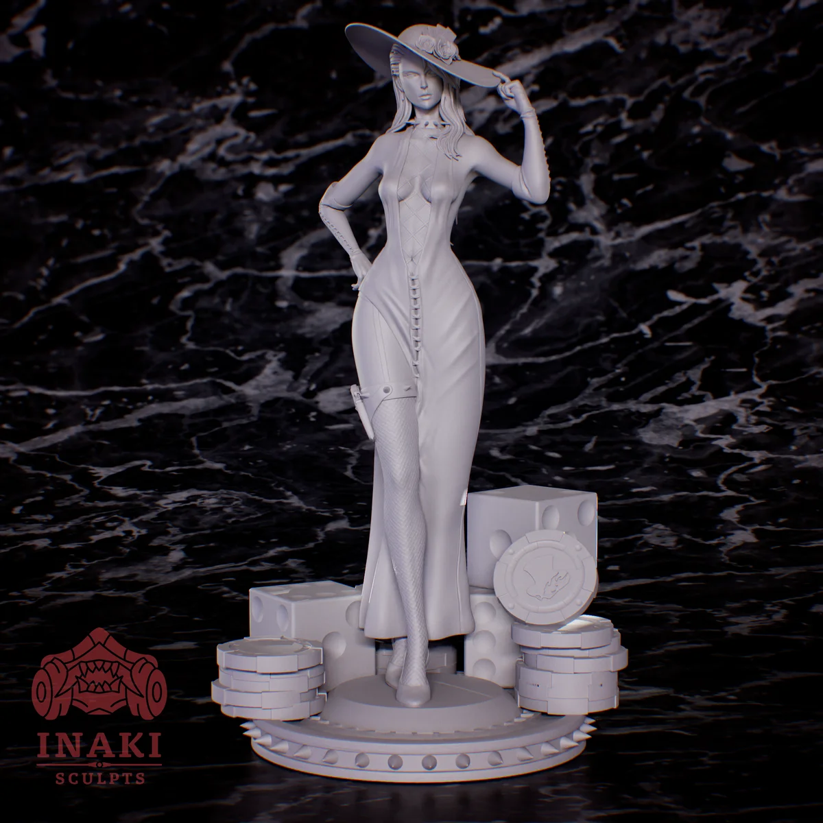 Shadow Sae Niijima | Fan Art | 3D Printed Resin Model Garage Kit | *Un-Painted* | Inaki Sculpts 3