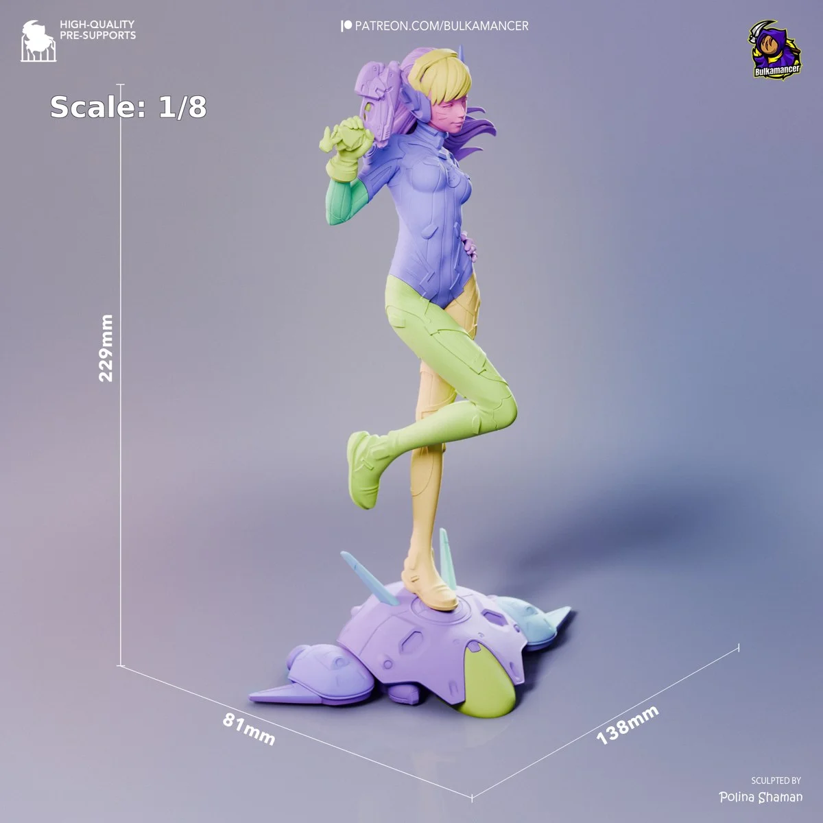 D.Va | Fan Art | 3D Printed Resin Model Garage Kit | *Un-Painted* | Bulkamancer 9