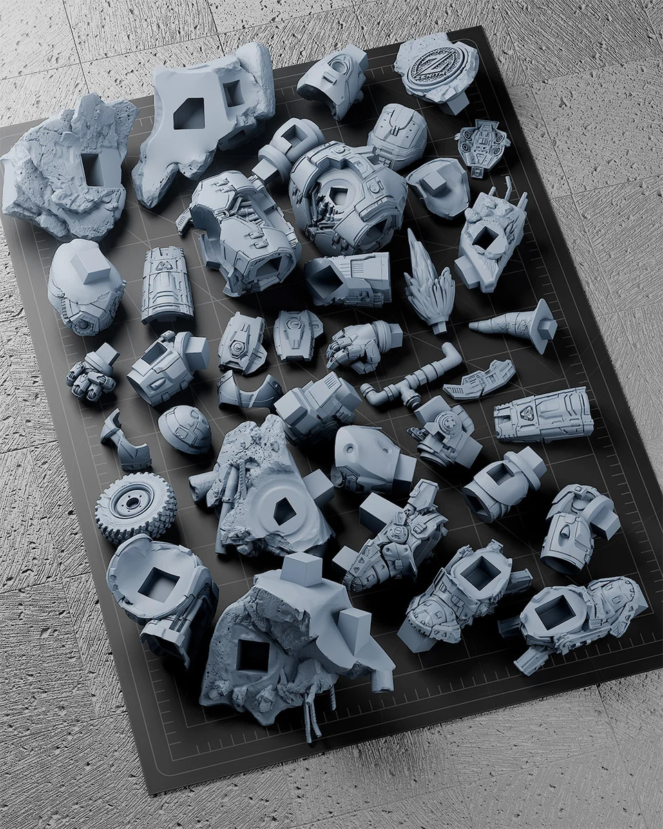 Hulkbuster | Fan Art | 3D Printed Resin Model Garage Kit | *Un-Painted* | Zenith Studios 10
