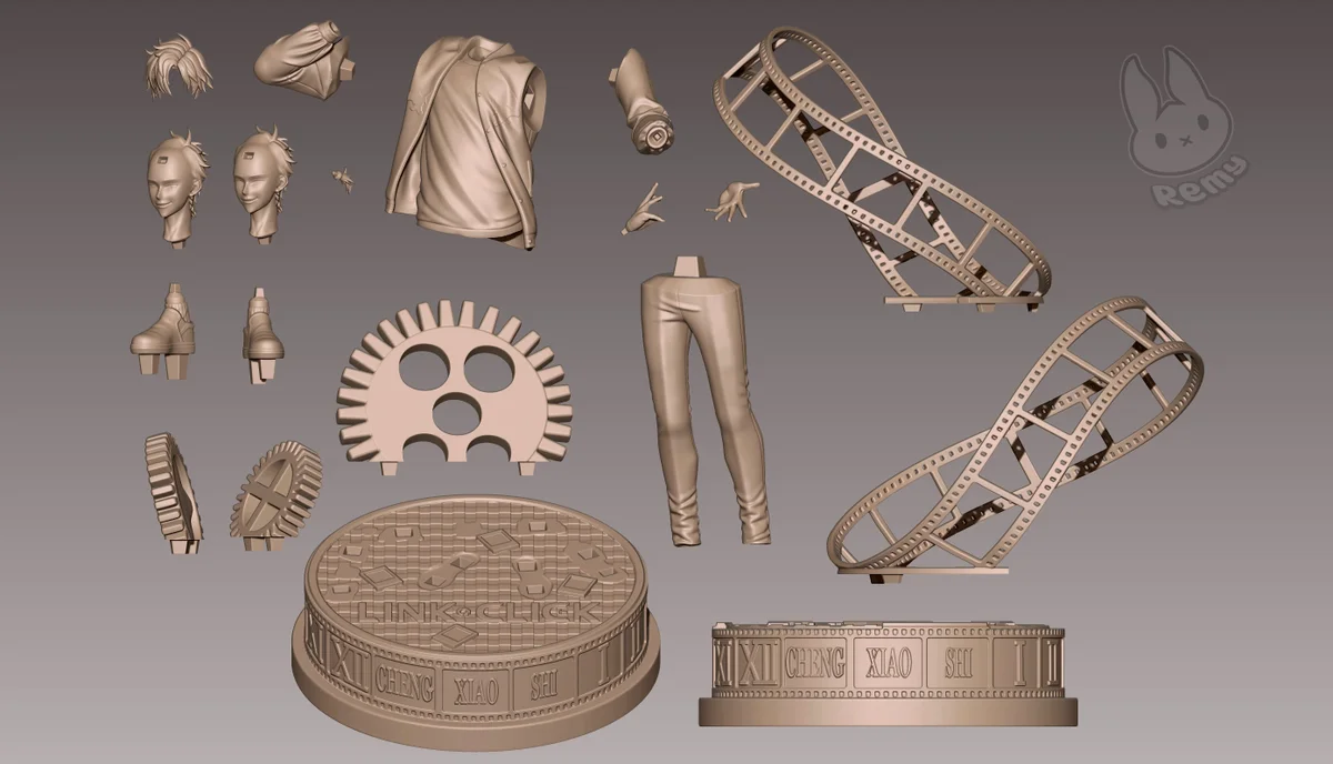 Cheng Xiaoshi | Fan Art | 3D Printed Resin Model Garage Kit | *Un-Painted* | Remy Sculpts 5