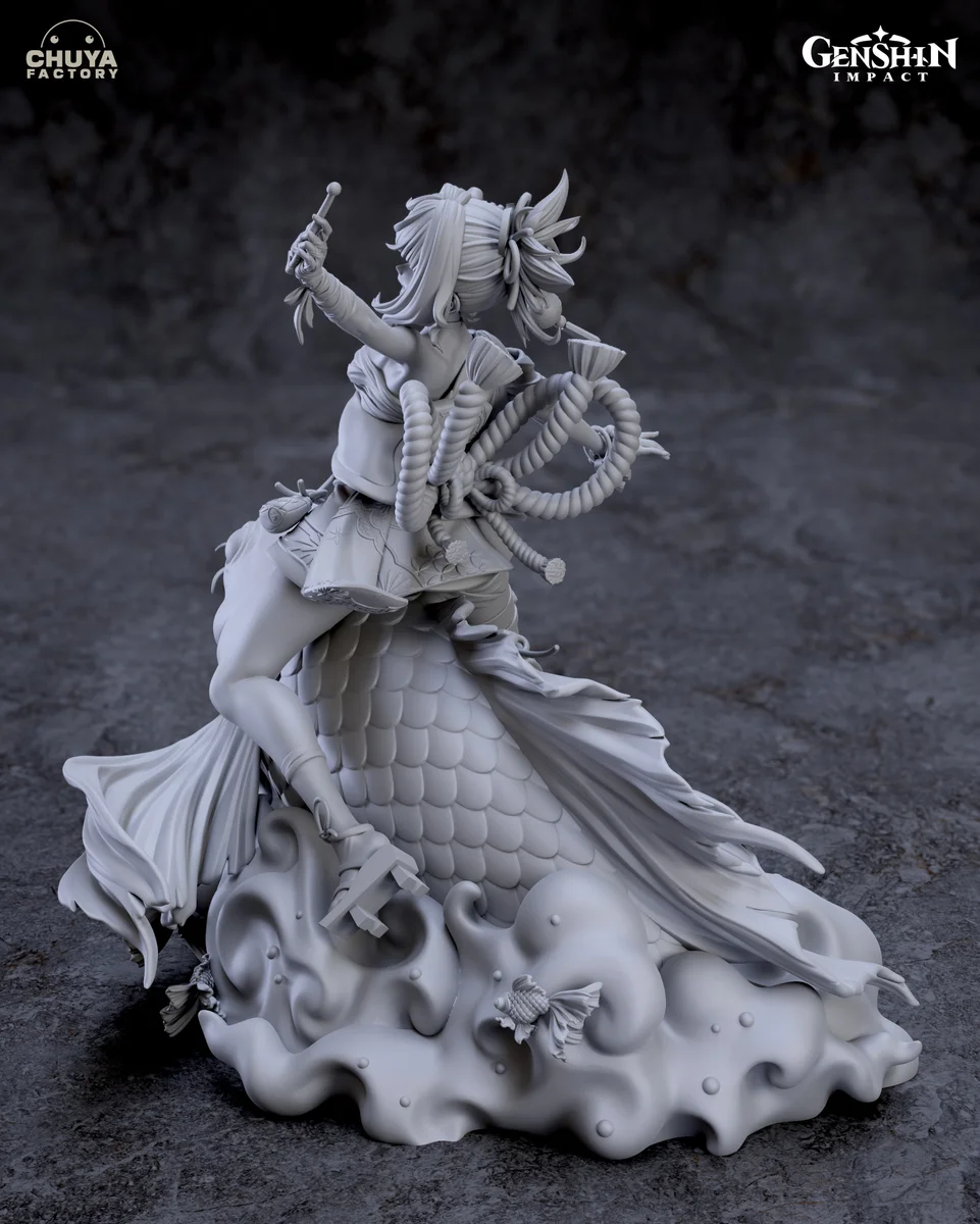Yoimiya | Fan Art | 3D Printed Resin Model Garage Kit | *Un-Painted* | Chuya Factory 11