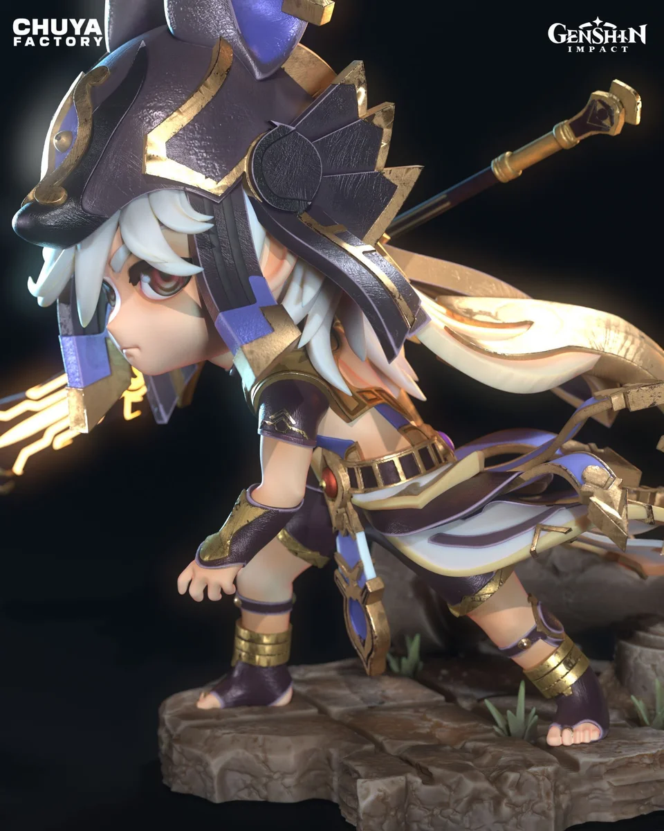 Chibi Cyno | Fan Art | 3D Printed Resin Model Garage Kit | *Un-Painted* | Chuya Factory 3
