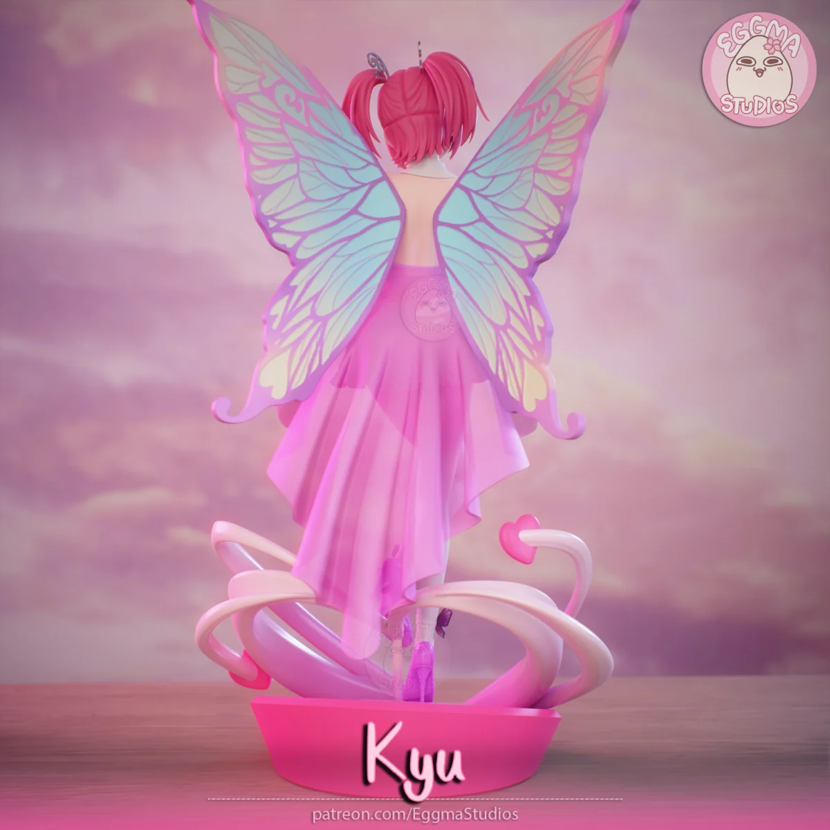 Kyu Sugardust | Fan Art | 3D Printed Resin Model Garage Kit | *Un-Painted* | EggmaStudios 7
