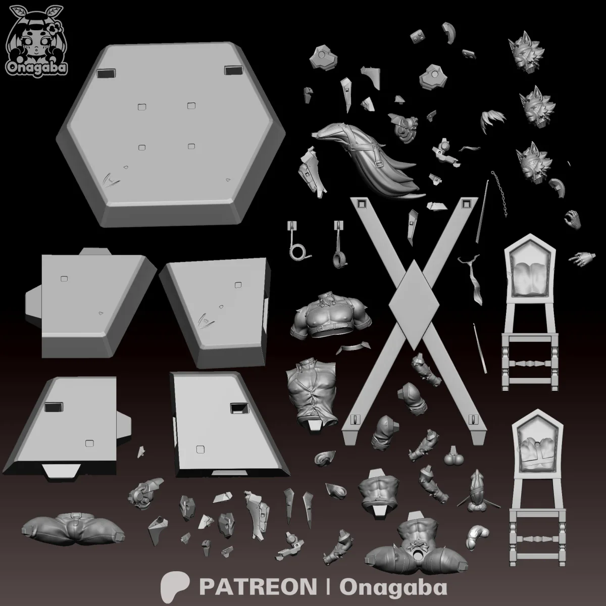 Von Lycaon | Fan Art | 3D Printed Resin Model Garage Kit | *Un-Painted* | ONAGABA 18