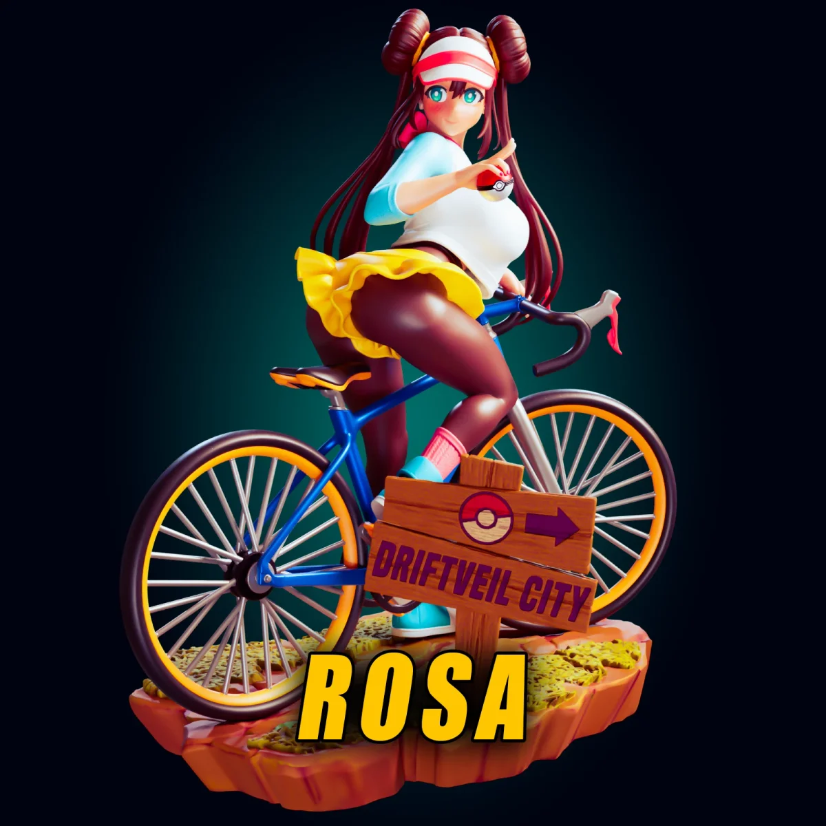 Rosa | Fan Art | 3D Printed Resin Model Garage Kit | *Un-Painted* | Officer Rhu