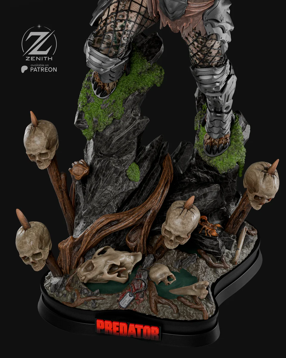 Predator | Fan Art | 3D Printed Resin Model Garage Kit | *Un-Painted* | Zenith Studios 11