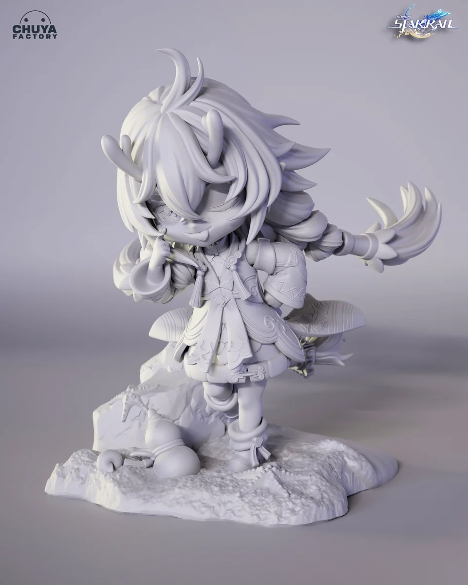 Chibi Bailu | Fan Art | 3D Printed Resin Model Garage Kit | *Un-Painted* | Chuya Factory 6