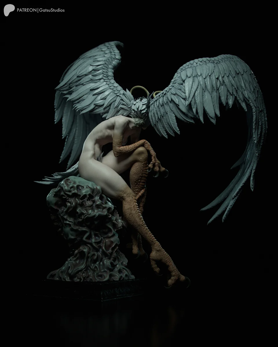 Sirene | Fan Art | 3D Printed Resin Model Garage Kit | *Un-Painted* | Gatsu Studios 5