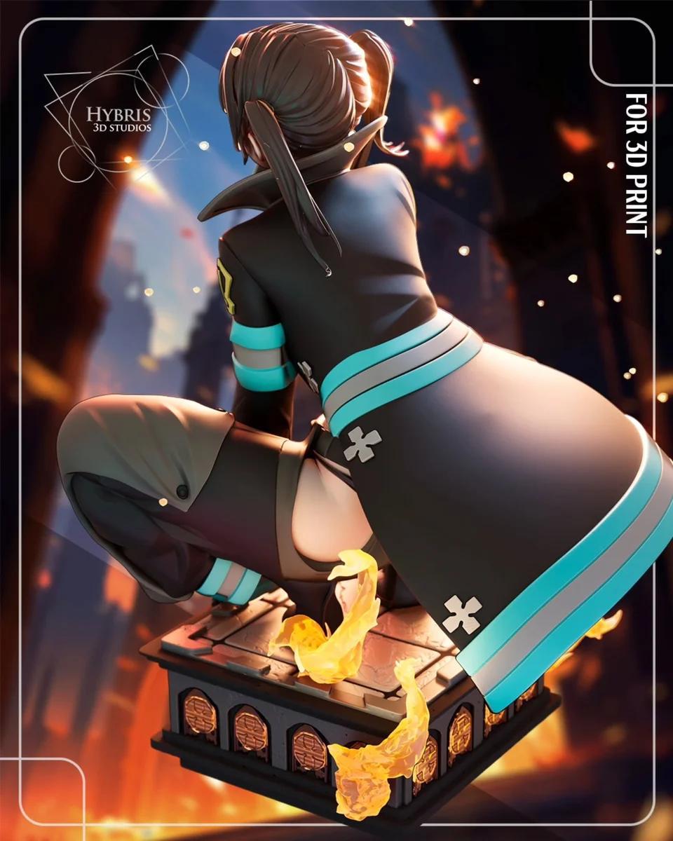 Tamaki Kotatsu | Fan Art | 3D Printed Resin Model Garage Kit | *Un-Painted* | Hybris Studios 6