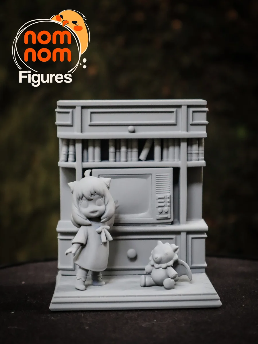 Chibi Anya Forger | Fan Art | 3D Printed Resin Model Garage Kit | *Un-Painted* | Nomnom 7