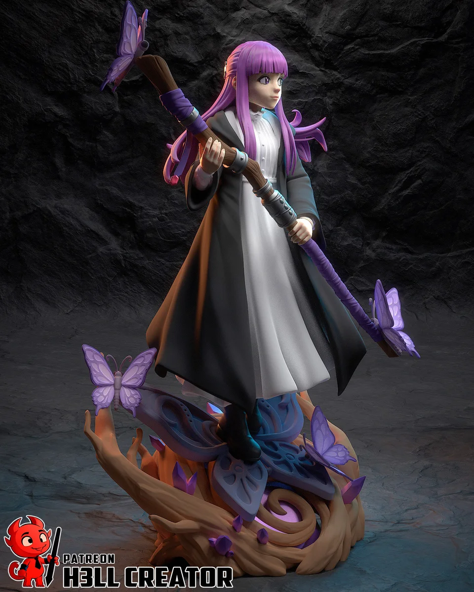 Fern | Fan Art | 3D Printed Resin Model Garage Kit | *Un-Painted* | H3LL Creator 4