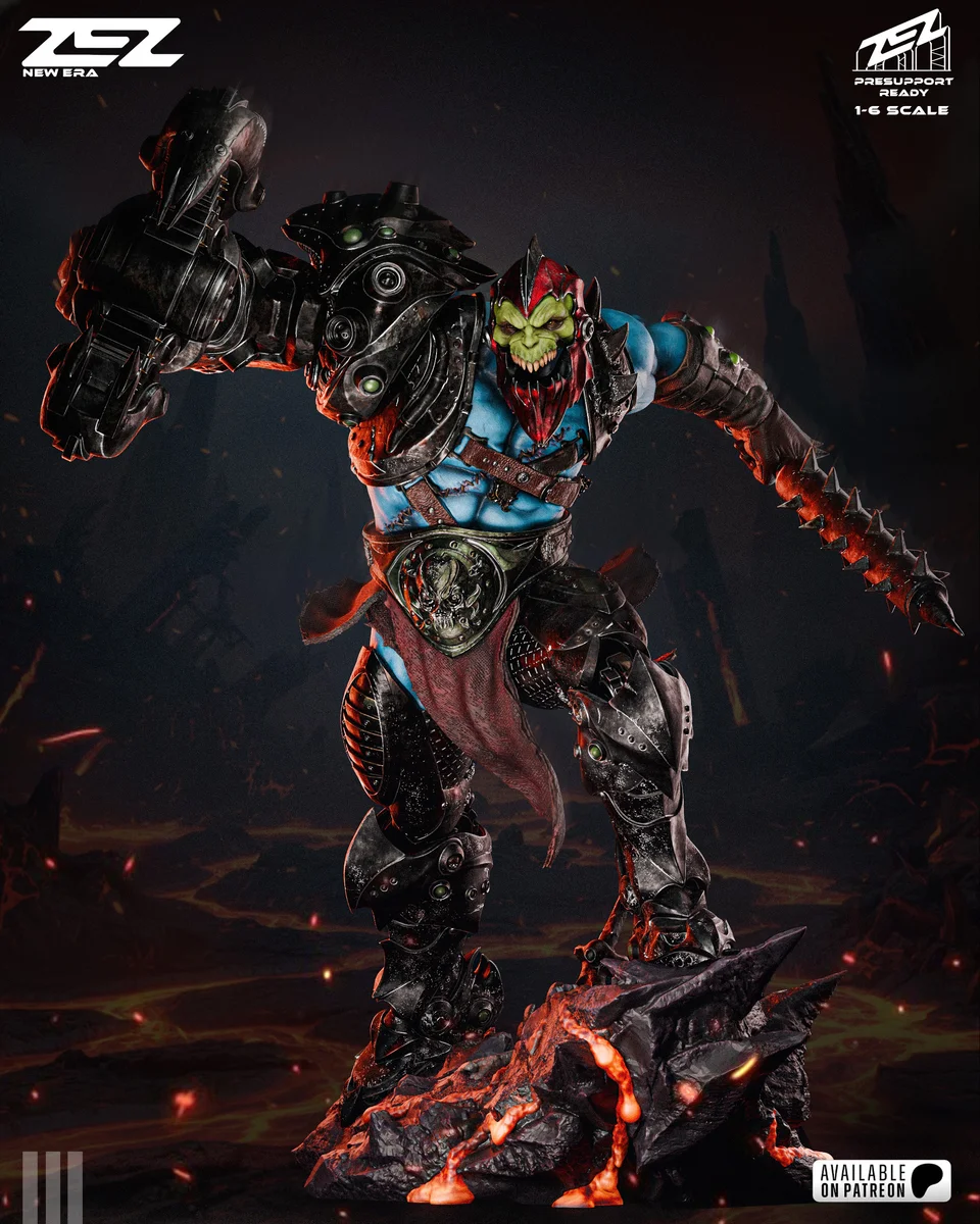 Trap Jaw | Fan Art | 3D Printed Resin Model Garage Kit | *Un-Painted* | ZEZ Studio