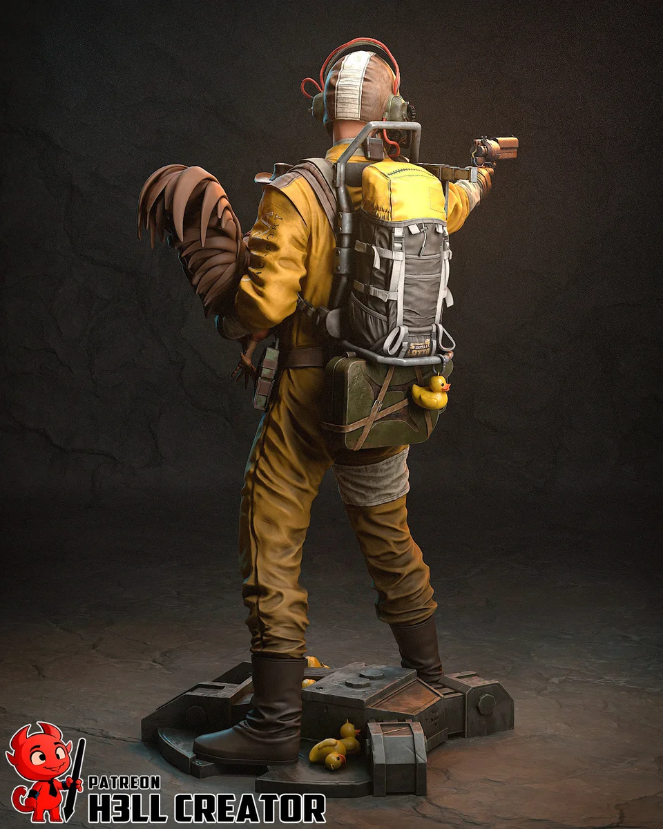 Raider | Fan Art | 3D Printed Resin Model Garage Kit | *Un-Painted* | H3LL Creator 7