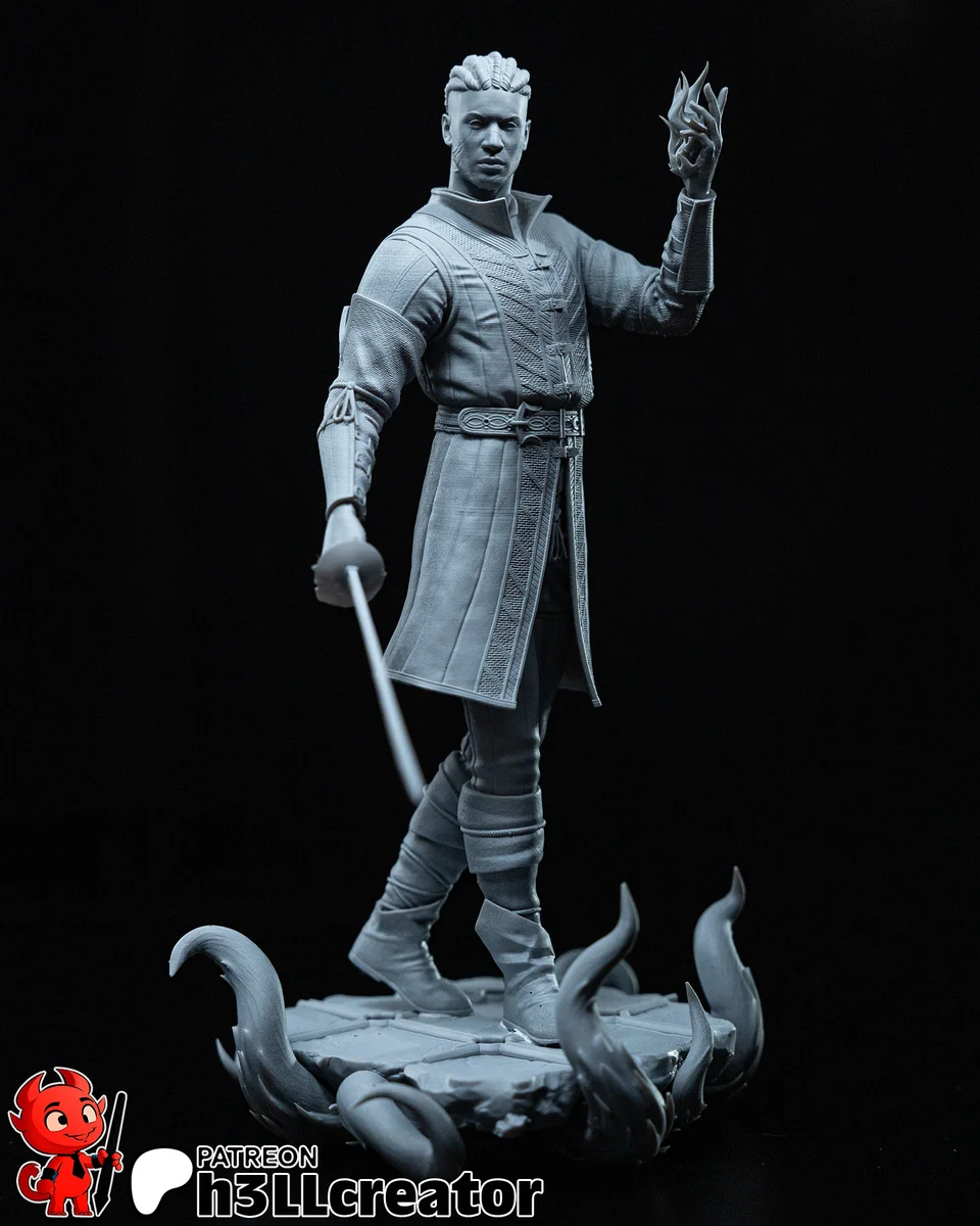 Wyll | Fan Art | 3D Printed Resin Model Garage Kit | *Un-Painted* | H3LL Creator 5