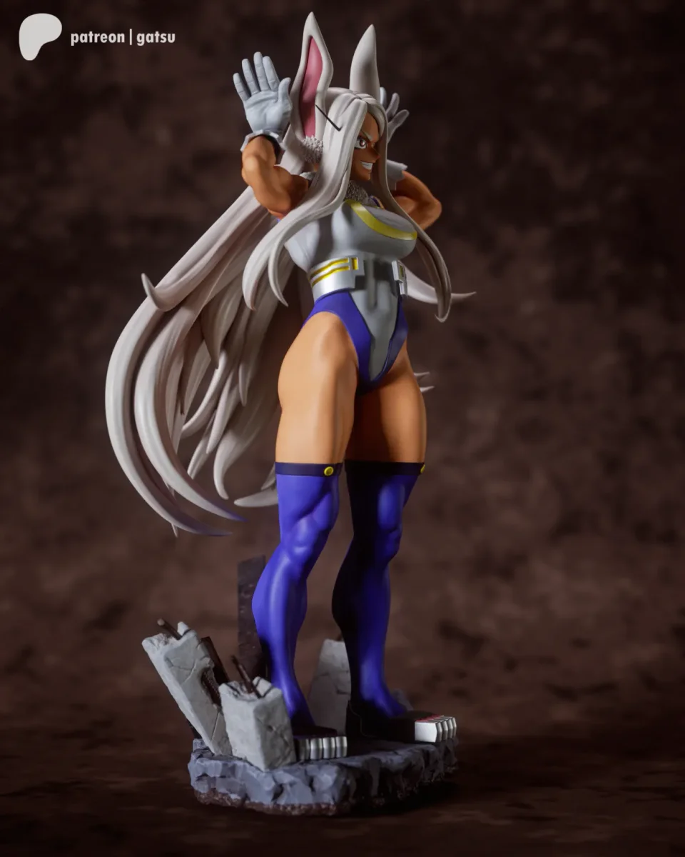 Mirko | Fan Art | 3D Printed Resin Model Garage Kit | *Un-Painted* | Gatsu Studios 6