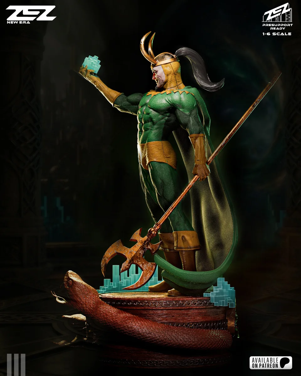Loki Museum | Fan Art | 3D Printed Resin Model Garage Kit | *Un-Painted* | ZEZ Studio 5