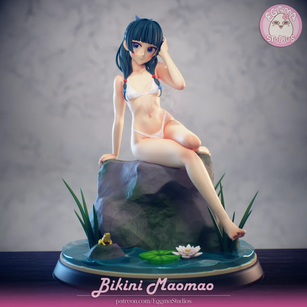 Maomao | Fan Art | 3D Printed Resin Model Garage Kit | *Un-Painted* | EggmaStudios 6