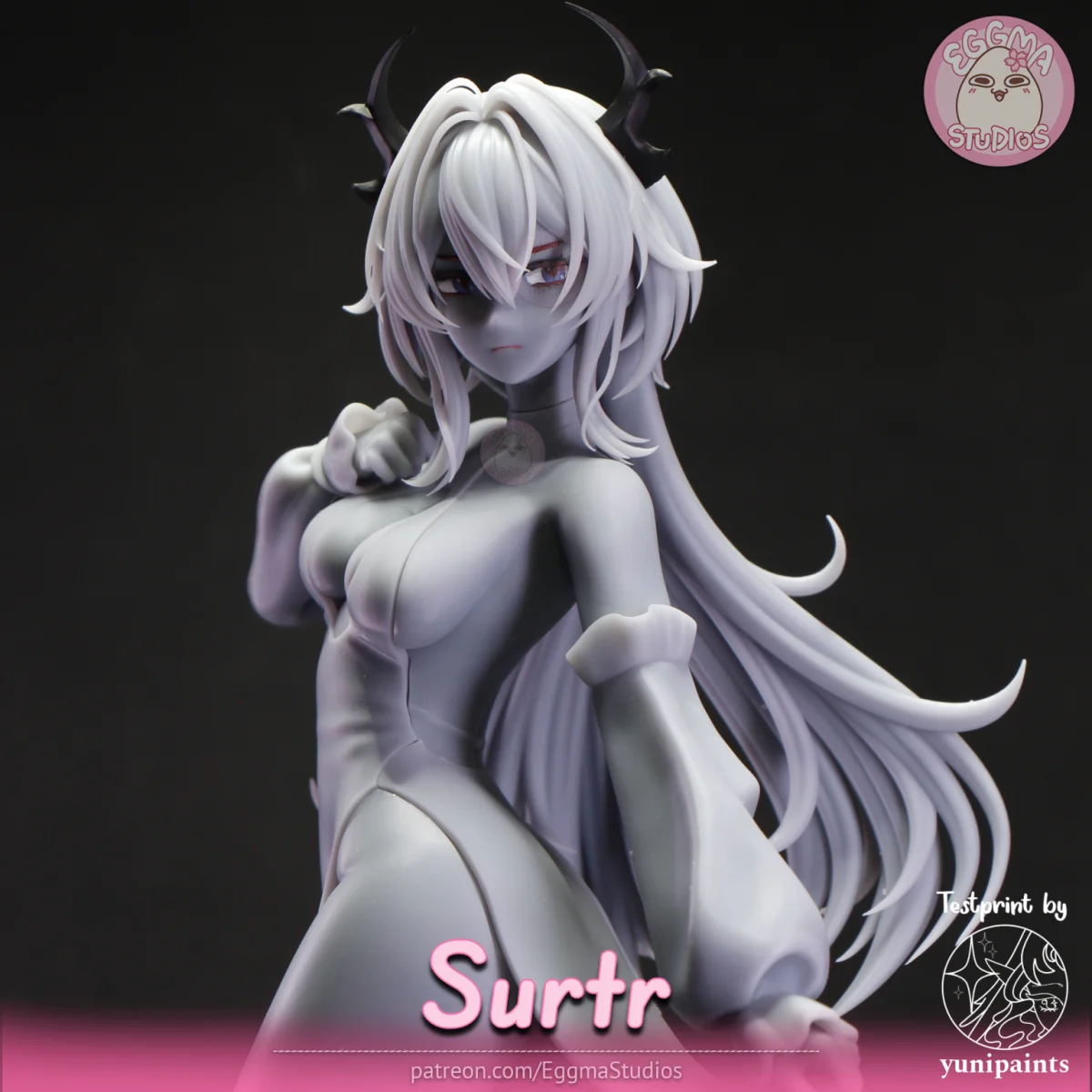 Surtr | Fan Art | 3D Printed Resin Model Garage Kit | *Un-Painted* | EggmaStudios 13