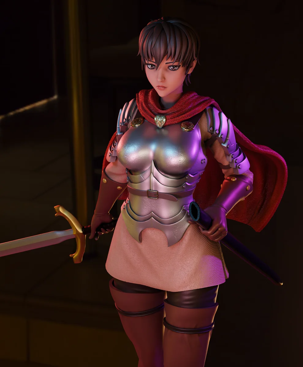 Casca | Fan Art | 3D Printed Resin Model Garage Kit | *Un-Painted* | Momoji 5