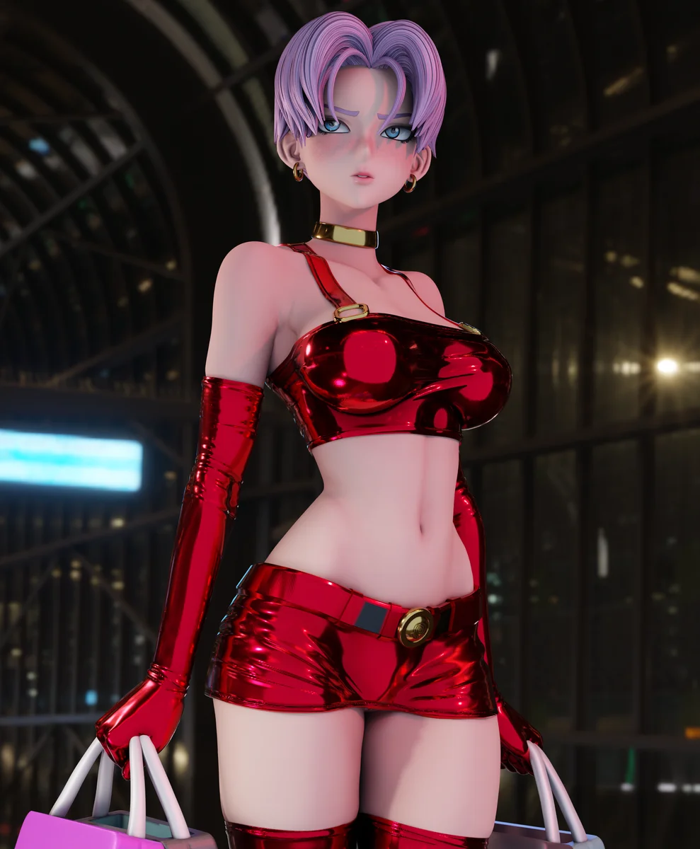 Trunks Girl | Fan Art | 3D Printed Resin Model Garage Kit | *Un-Painted* | Momoji 8