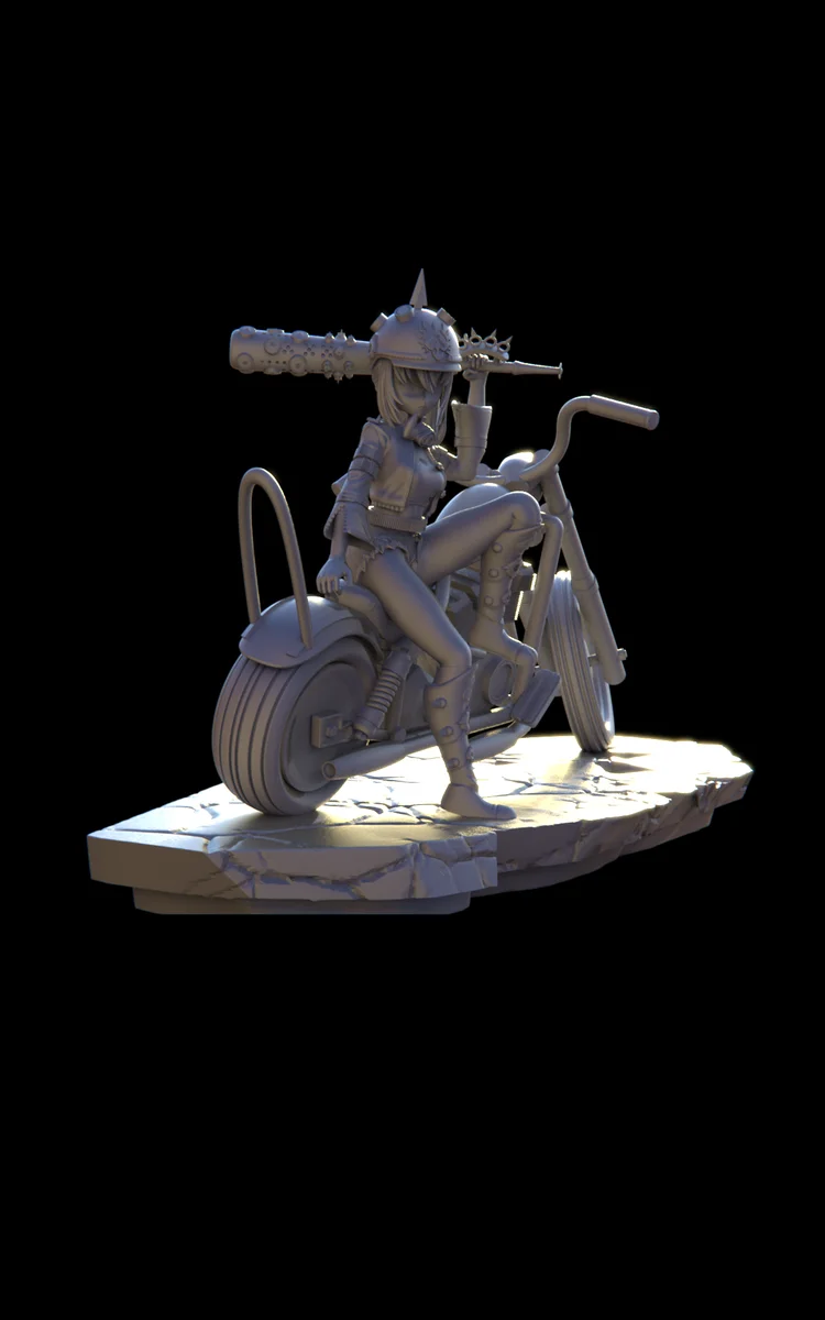 Lucy | Fan Art | 3D Printed Resin Model Garage Kit | *Un-Painted* | Yoru Studio 6