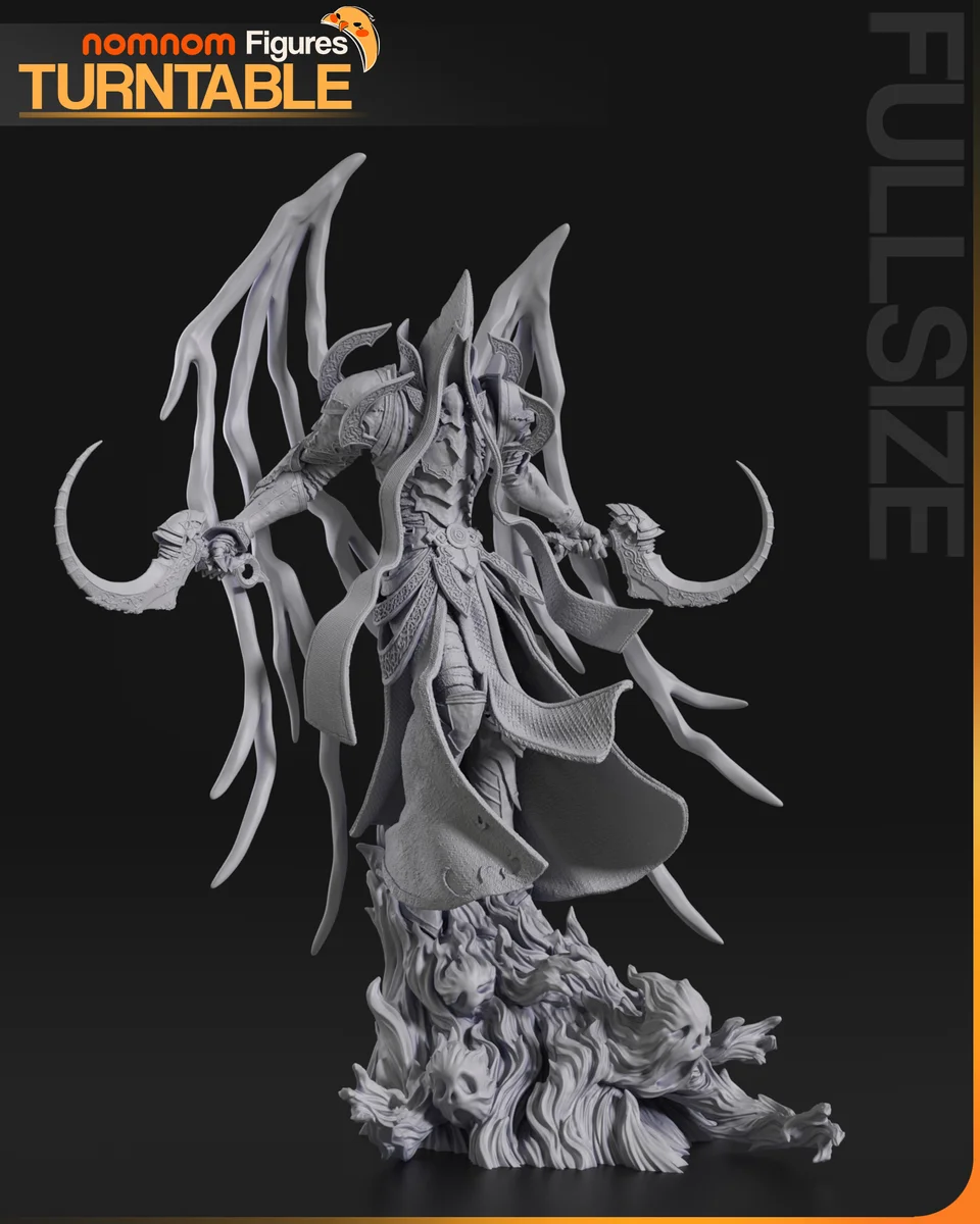 Malthael | Fan Art | 3D Printed Resin Model Garage Kit | *Un-Painted* | Nomnom 9
