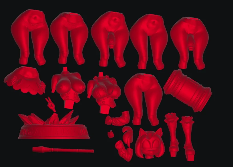 Hedgehog Girl | Fan Art | 3D Printed Resin Model Garage Kit | *Un-Painted* | Officer Rhu 7
