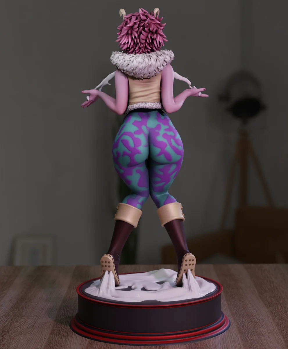 Mina Ashido | Fan Art | 3D Printed Resin Model Garage Kit | *Un-Painted* | Momoji 3
