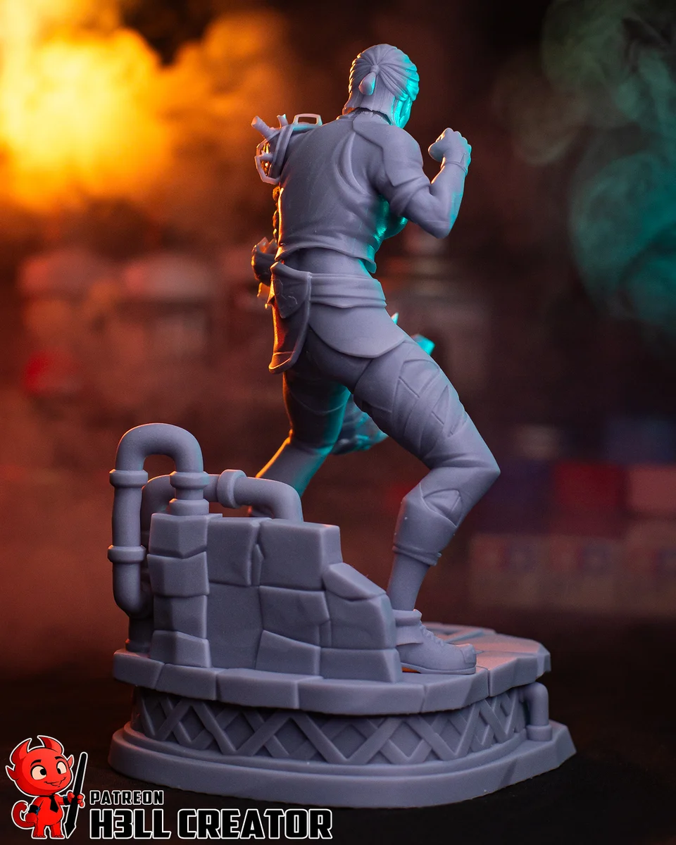 Sevika | Fan Art | 3D Printed Resin Model Garage Kit | *Un-Painted* | H3LL Creator 11