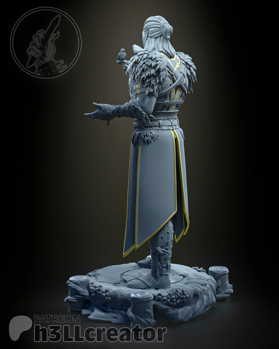 Halsin | Fan Art | 3D Printed Resin Model Garage Kit | *Un-Painted* | H3LL Creator 7