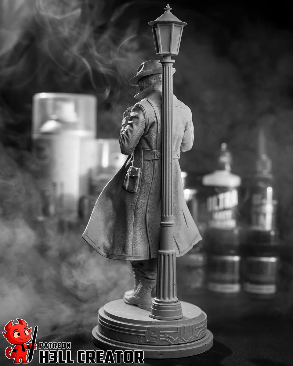Spider Noir | Fan Art | 3D Printed Resin Model Garage Kit | *Un-Painted* | H3LL Creator 12