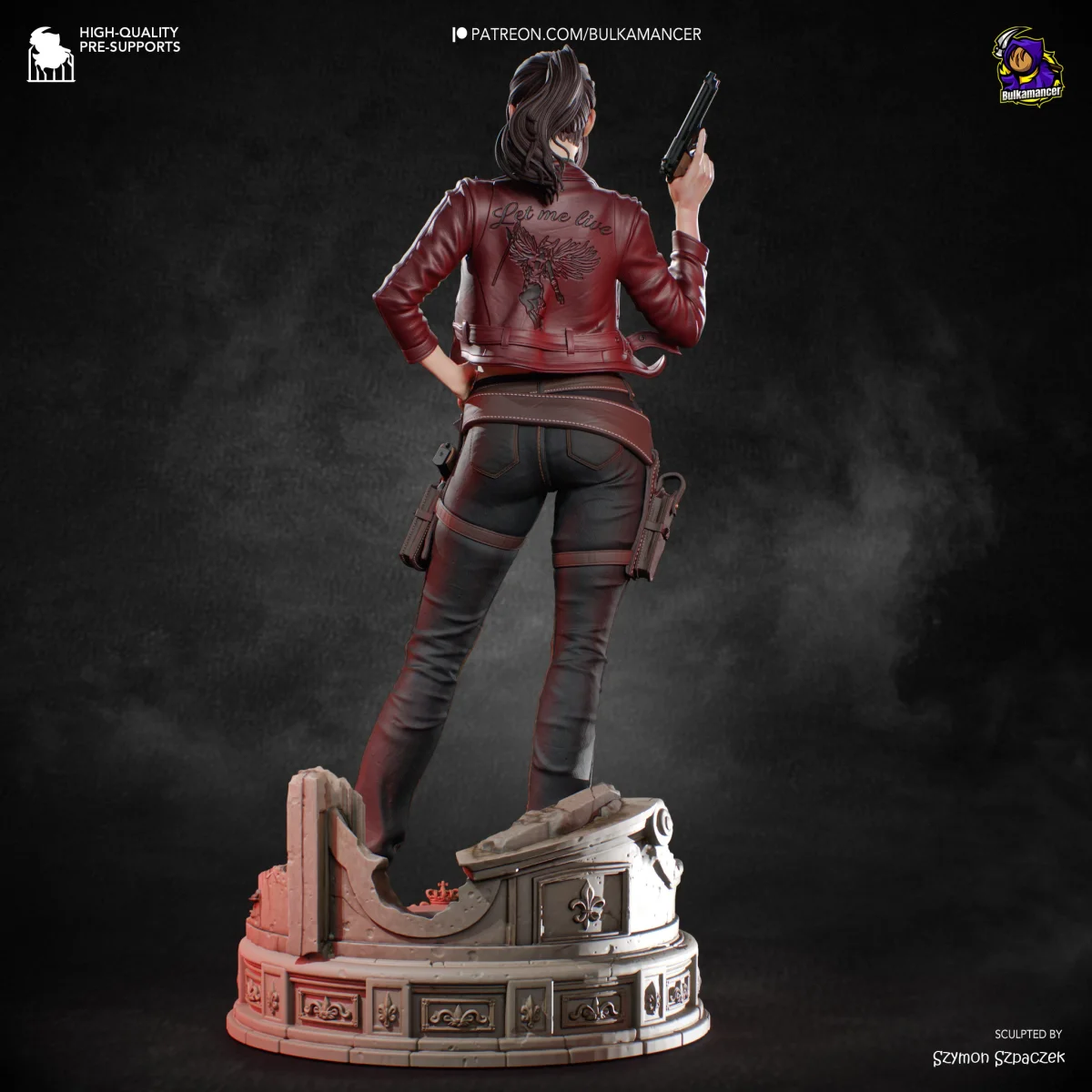 Claire Redfield | Fan Art | 3D Printed Resin Model Garage Kit | *Un-Painted* | Bulkamancer 4