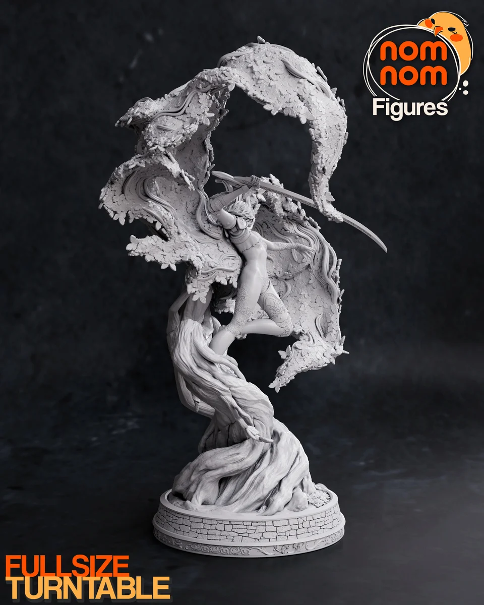 Malenia Goddess of Rot | Fan Art | 3D Printed Resin Model Garage Kit | *Un-Painted* | Nomnom 7