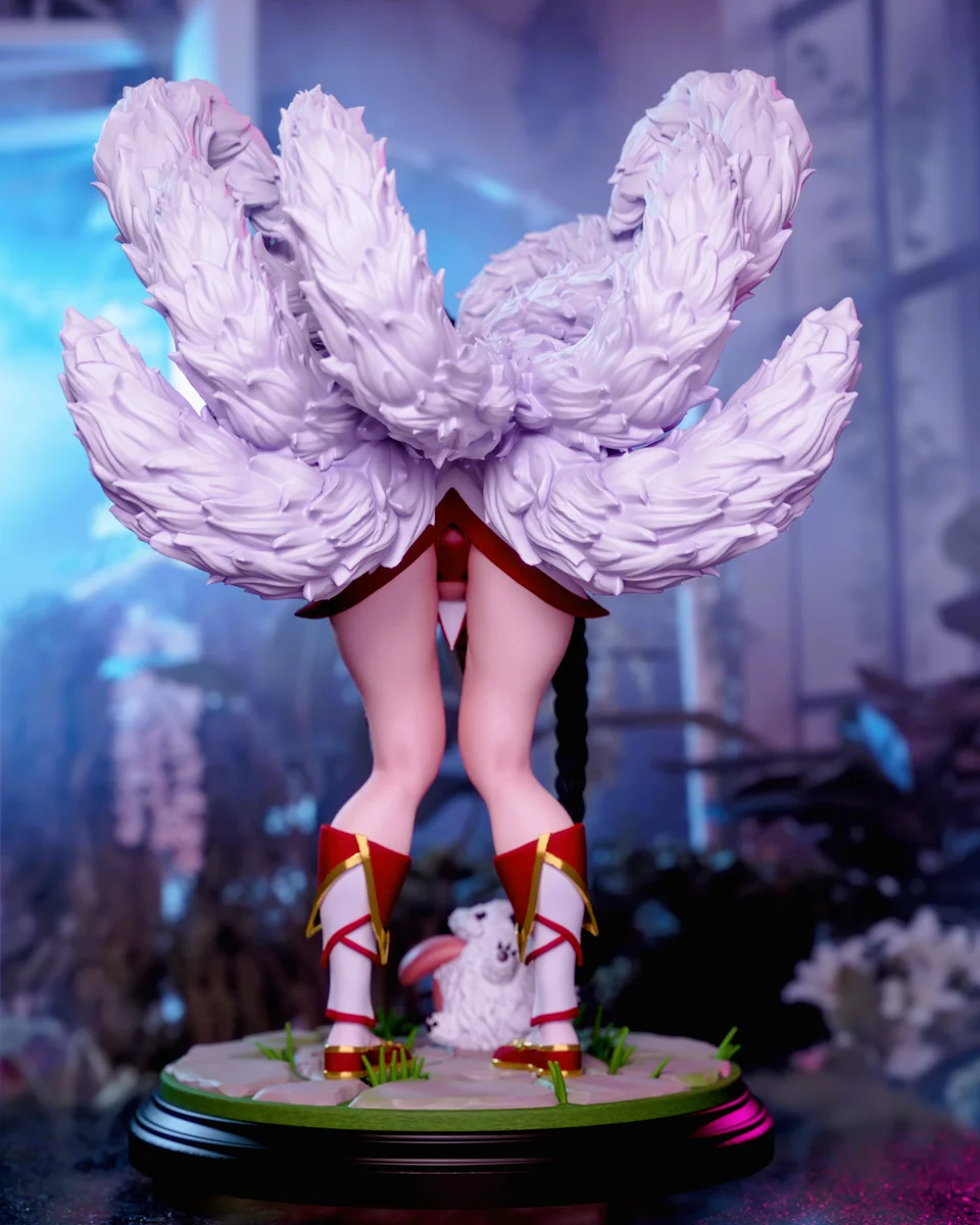 Ahri | Fan Art | 3D Printed Resin Model Garage Kit | *Un-Painted* | Momoji 5