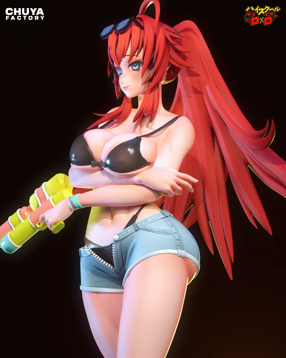 Rias Gremory | Fan Art | 3D Printed Resin Model Garage Kit | *Un-Painted* | Chuya Factory 6