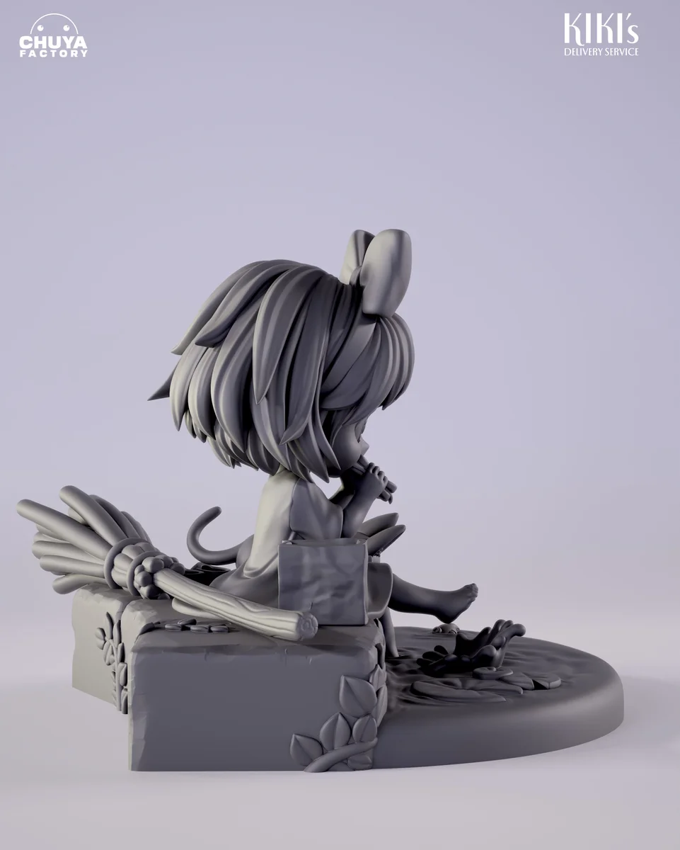 Chibi Kiki | Fan Art | 3D Printed Resin Model Garage Kit | *Un-Painted* | Chuya Factory 8