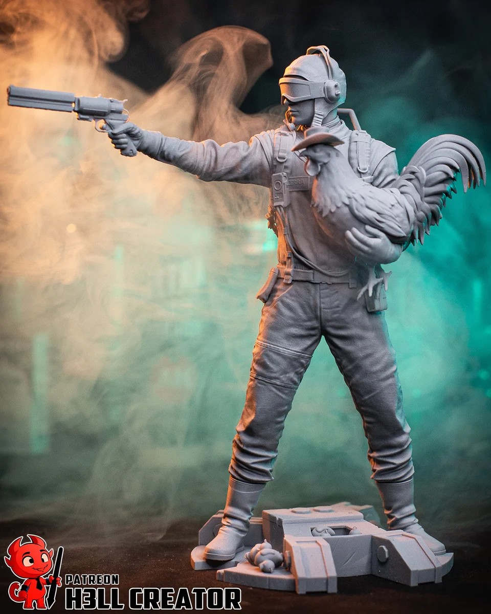 Raider | Fan Art | 3D Printed Resin Model Garage Kit | *Un-Painted* | H3LL Creator 10