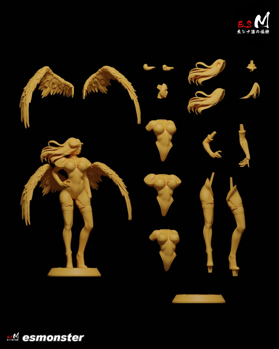 Albedo v2 | Fan Art | 3D Printed Resin Model Garage Kit | *Un-Painted* | ES Monster 12