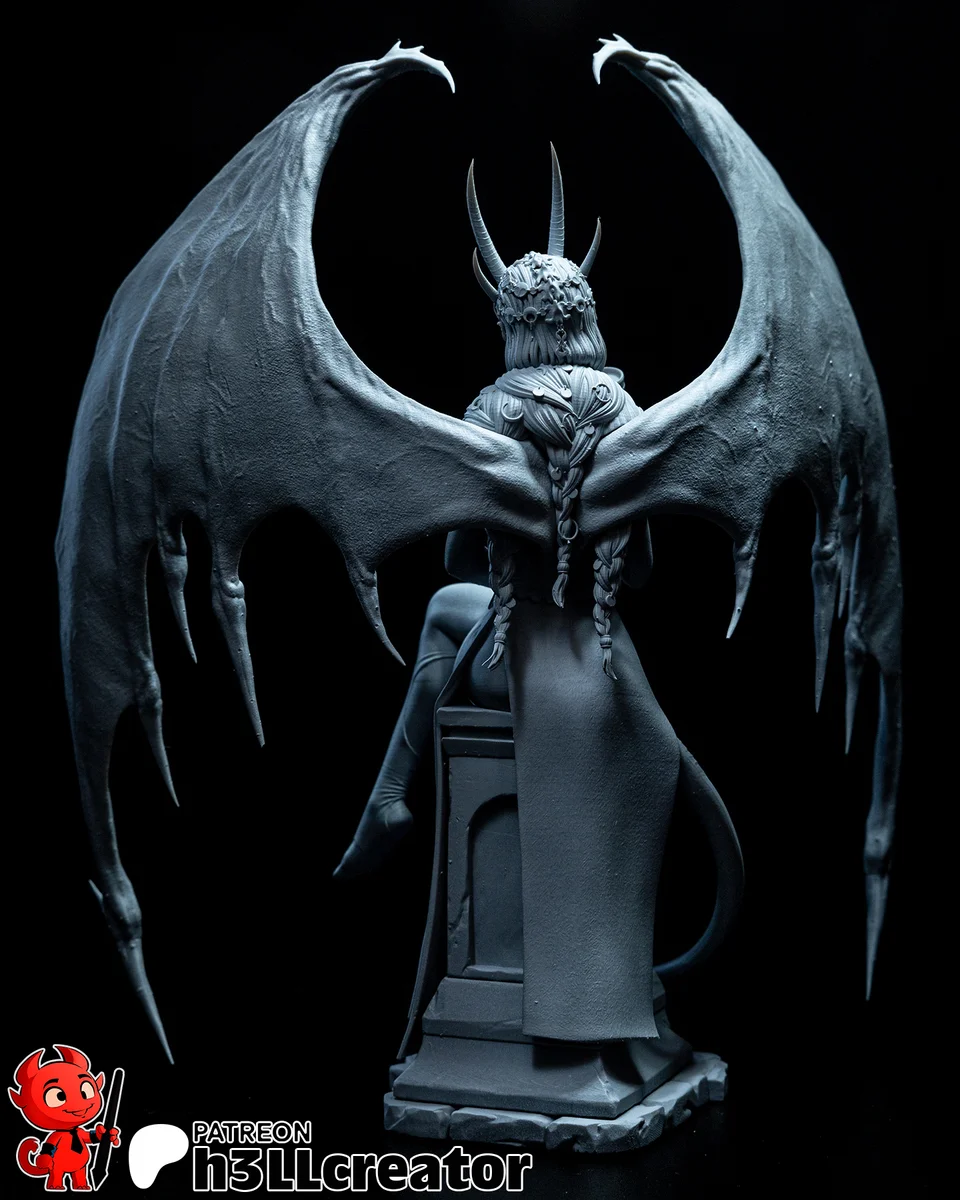 Mizora | Fan Art | 3D Printed Resin Model Garage Kit | *Un-Painted* | H3LL Creator 12