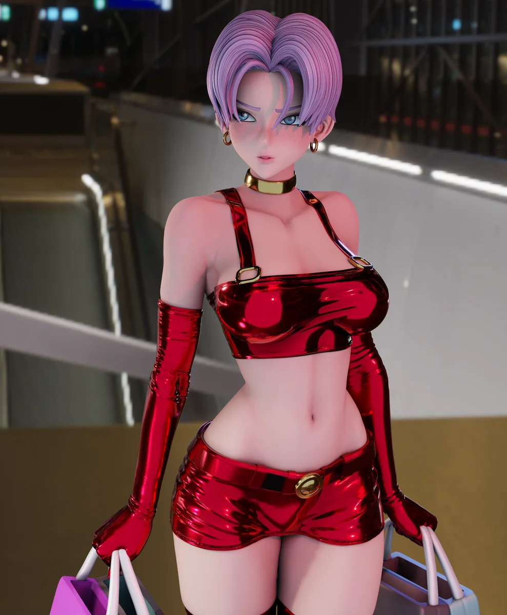 Trunks Girl | Fan Art | 3D Printed Resin Model Garage Kit | *Un-Painted* | Momoji 6