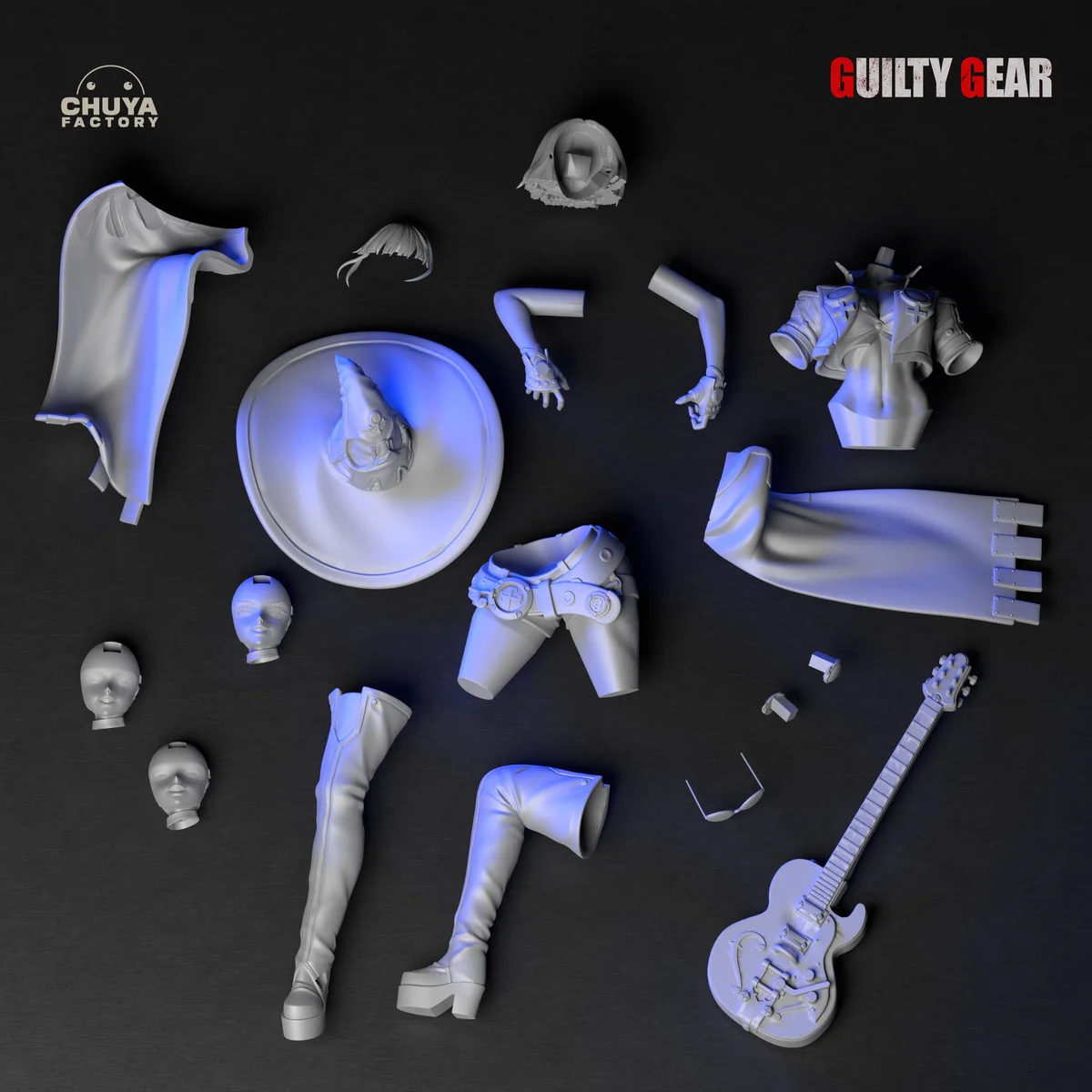 I-No | Fan Art | 3D Printed Resin Model Garage Kit | *Un-Painted* | Chuya Factory 10